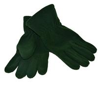 Childs Fleece Gloves, Bottle Green, Age 9/12