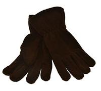 Childs Fleece Gloves, Brown, Age 5/7