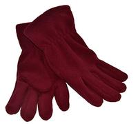 Childs Fleece Gloves, Maroon, Age 9/12