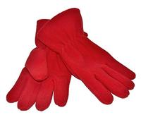 Childs Fleece Gloves, Red, Age 2/4