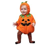 Childs Halloween Costume Baby Cute Little Pumpkin Costume Pumpkin Baby Kids Halloween Costumes for Boys 3-4 Overalls Spooky Outfits Newborn Infant Girls Boys Unisex My First Outfit