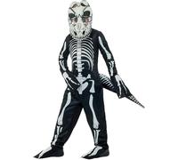 T-Rex Skeleton Deluxe Fancy Dress Costume Unisex Kids Large - Age 10-12