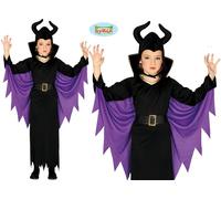 Childs Halloween Evil Fairy Fancy Dress Costume Girls Maleficent type Outfit fg