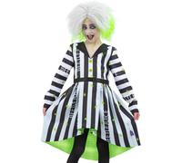 Cult Classic Beetlejuice Movie Horror Fancy Dress Cosplay Girls Costume