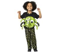 Childs Halloween Neon Spider Costume