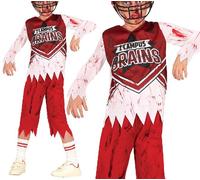 Childs Halloween Zombie Quarterback Fancy Dress Costume Kids Brains Outfit fg