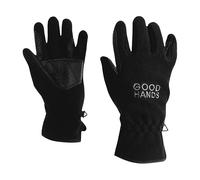 (Childs Large, Black) Dublin Childrens/Kids Polar Fleece Riding Gloves