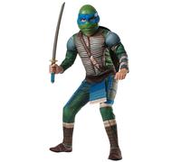 CHILDS LEONARDO TMNT COSTUME TEENAGE MUTANT NINJA TURTLES OFFICIAL FANCY DRESS