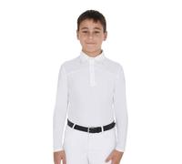 CHILD'S LONG SLEEVE POLO SHIRT WITH BUTTONS
