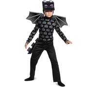 DISGUISE 105099K Ender Dragon Classic, Unisex Kids, Costume, Black, Medium