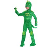 Amscan 9902970 Child Boys Official PJ Masks Licensed Gekko Deluxe Fancy Dress Costume (7-8 years)