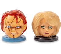Child's Play Chucky and Tiffany Ceramic Salt and Pepper Shaker Set
