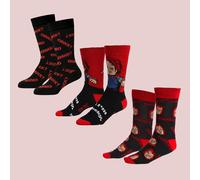 Child's Play Chucky Socks Set of 3