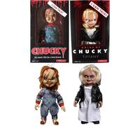 Child's Play Talking Mega Scale 15'' Scarred Chucky Doll +knife Mezco New
