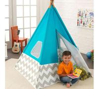 Childs Play Tent Teepee Canvas Bamboo Frame Playhouse Outdoor Den Hideaway 162cm