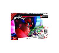 Child's Puzzle - RAVENSBURGER - Miraculous LadyBug - 60 pieces - Piece sorter - 36 x 26 cm