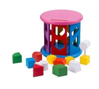 Child's Sturdy Wood Geometrics Puzzle Creative Play And Cognitive Skill Development Home Accessory Craft Supplies Geometry Playset
