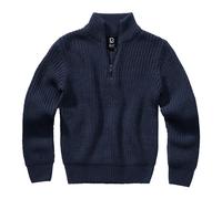 Brandit Marine Troyer High Neck Sweater Blue 170-176 cm Kids