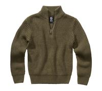 Child's sweater Brandit Marine Troyer Vert 15/16 ans