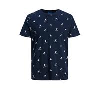 Child's T-shirt Jack & Jones Jorpositano Aop Bleu 10 ans