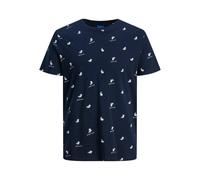 Child's T-shirt Jack & Jones Jorpositano Aop Bleu 14 ans