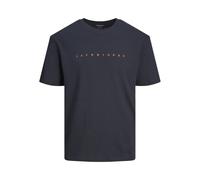 Jack & Jones Boys Boy Logo Junior T-Shirt, Dark Blue, 140 UK