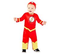 Childs Toddler Flash Costume Official DC Comics Licensed Superhero Outfit