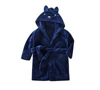Childs Towelling Robe With Hood Baby Teddy Newborn Girl Bathrobe Boys 10 Years Personalised Baby Reveal Boys Dressing Gown 4 5 Navy Kids Dressing Gown Personalised Childs Dressing Gown