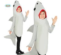 Childs Unisex Shark Fancy Dress Costume Kids Sea Creature Outfit Ocean Fish fg
