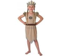 Viking Girl Costume Nordic Scandinavian Saxon Warrior Kids Book Week Fancy Dress