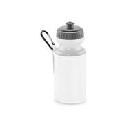 Child's water bottle and bottle holder Quadra Blanc TU