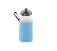 Quadra Child's Water Bottle & Fabric Sleeve Holder Blue