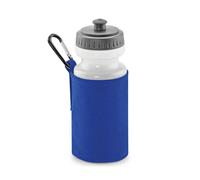 Child's water bottle and bottle holder Quadra Bleu TU