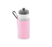 Child's water bottle and bottle holder Quadra Rose TU