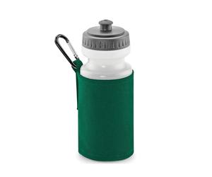 Child's water bottle and bottle holder Quadra Vert TU