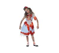 Childs Zombie Dorothy Fancy Dress Costume Age 7-9 Years