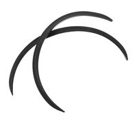 CHILDWEET 1 Pair Car Wheel Arch Eyebrow Strips 3D Carbon Fiber Texture Mudguard Stickers Anti-Scratch Anti-Collision Protection for Vehicle Tires Universal Fit