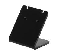 CHILDWEET 10 Pcs Black Acrylic Earring Display Holder Jewelry Stand with Desk Organization and Maximum Storage, Simple Design Suitable for Home and Boutique Use