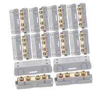 CHILDWEET 10 Pcs Quick Wire Connectors Kit with Brass and Abs Material, Reusable Design for Fast Electrical Cable Splice Connection, Suitable for Household Wiring Applications