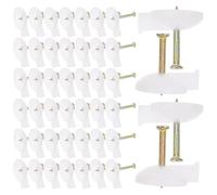 CHILDWEET 100pcs Masonry Thumbtack Push Pins Metal Fixing Nails Silver Large Head Design Versatile Tool for DIY Project Door Curtain Wall Cloth