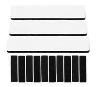 CHILDWEET 100pcs Nylon Sofa Tapes with Strong Self Adhesive Backing, Easy to Use Sticky Strips for Preventing Sliding and Securing Household Items, Black Double-Sided Hook and Loop Tape