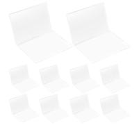 CHILDWEET 10pcs Acrylic Card Display Case for Trading Cards and Business Reusable Hard Protective Holder with Stain Prevention Suitable for Storage and DIY