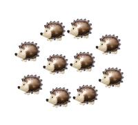 CHILDWEET 10Pcs Aluminum Foil Hedgehog Balloons Cartoon Animal Birthday Party Decorations Forest Theme Party Supplies