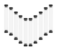 CHILDWEET 10pcs Cylinder Pen Gift Boxes, as Empty Single Pen Display Cases with Detachable Ends and Secure Grooves, for Fine Writing Instruments, School or Office Use