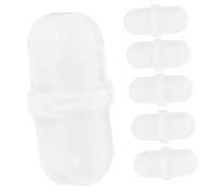 CHILDWEET 10pcs Cylindrical Ptfe Magnetic Stir Bars 4x10mm for Laboratory Liquid Mixing, Compatible with Magnetic Stir Plates, Small Lab Stirrer Rods for Chemical and Biochemistry Use