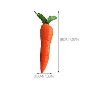 CHILDWEET 10pcs Lifelike Artificial Carrot Models for Home Decoration Store Display Photography Props Creative Simulated Faux Vegetable for Still Life Drawing and Play