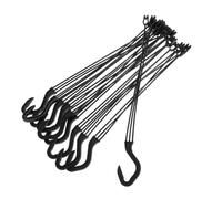 CHILDWEET 10pcs Plastic Plant Pot Hangers Hanging Flowerpot Hooks for Indoor Outdoor Garden Balcony Easy Installation Sturdy Elegant Display Holders