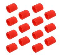 CHILDWEET 10pcs Red Silicone Shot Glass Ice Cube Molds Set Creative Whiskey Glass Shape Ice Tray for Freezer Reusable Cups for Party and Home Bar Use