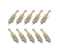 CHILDWEET 10pcs Self Drilling Plasterboard Expansion Screws Metal Wall Anchors for Drywall Ceiling Fixing, Percussion Type Self Tapping Drywall Anchors for Home Improvement and Wall Repair