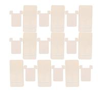 CHILDWEET 10pcs Wooden Mobile Phone Holder Detachable DIY Tablet Desk Stand with Blank for Custom Painting Practical Cellphone Holder for Office and Home Use Creative Birthday Idea